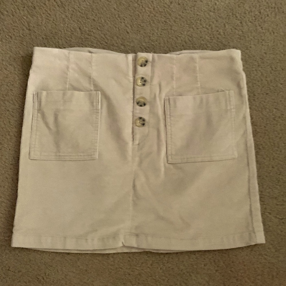 Fall corduroy pencil skirt